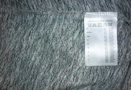 Melírované šedé úpletové šaty takko fashion, takko,s