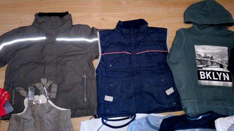 Chlapecký mix věcí vel.116-128 jaro/léto/podzim, 122–134