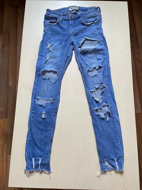 Děrované džíny, vel xs, tally weijl, tally weijl,xs