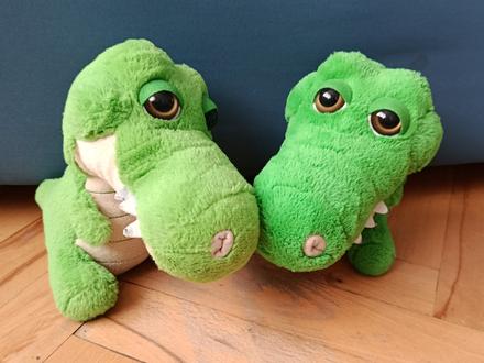 Plyšák krokodýl 2x, 