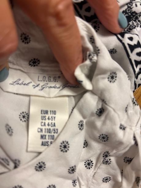 Šortkový overal h&m vel. 110, h&m,110