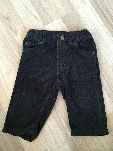 Manšestrové kalhoty, h&m,68