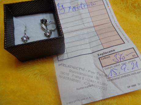 Dětské náušnice stříbro, 
