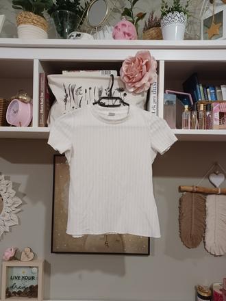 Žebrované tričko lindex 134/140, lindex,140