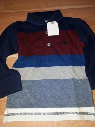 Polo tričko pruhované next 86, next,86
