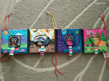 Látkové leporelo pro miminka,