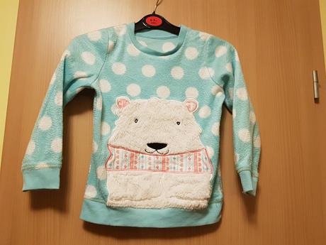 Dívčí mikina značky nutmeg,velikost 4-5 let, nutmeg,104