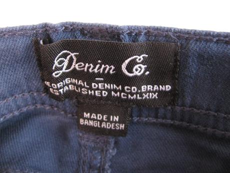Elastické džíny, skiny v.12-18 měs., denim co,86