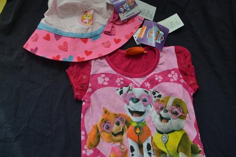 Šaty patrola na 4-5let a klobouček, nickelodeon,110