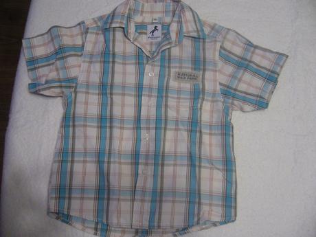 Kostkovaná košile, palomino,98