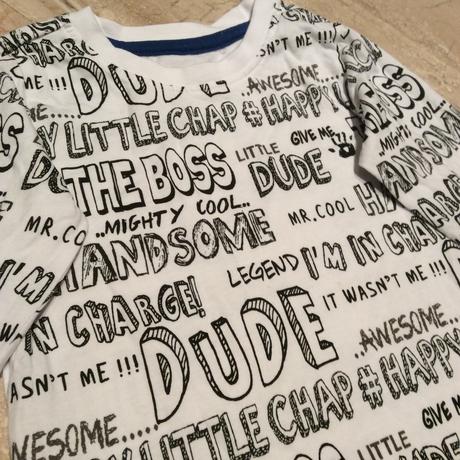 Bavlněné tričko s nápisy zn. matalan, matalan,86