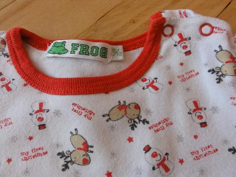 Bodýčko se soby a sněhuláčky 9/12 měs., frog,80