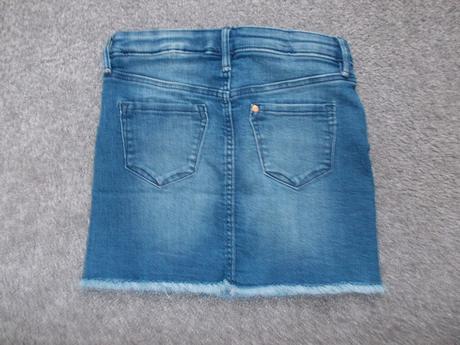 Riflová / džínová sukně / sukýnka, vel.128, denim,128