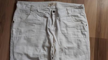 Bavlněno-lněné kalhoty, timeout,42