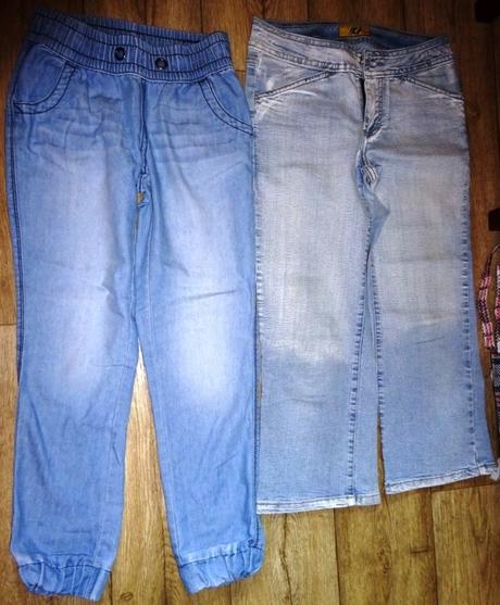 Džíny vel 140 a vel 27, 140