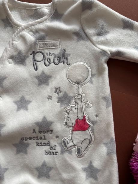 Overálek flecový - v.first size (50/56), disney,56