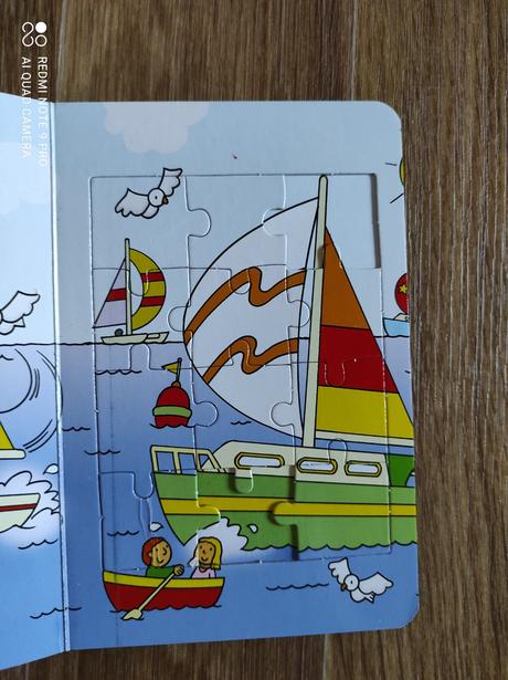 Puzzle kniha na vodě i ve vzduchu, 