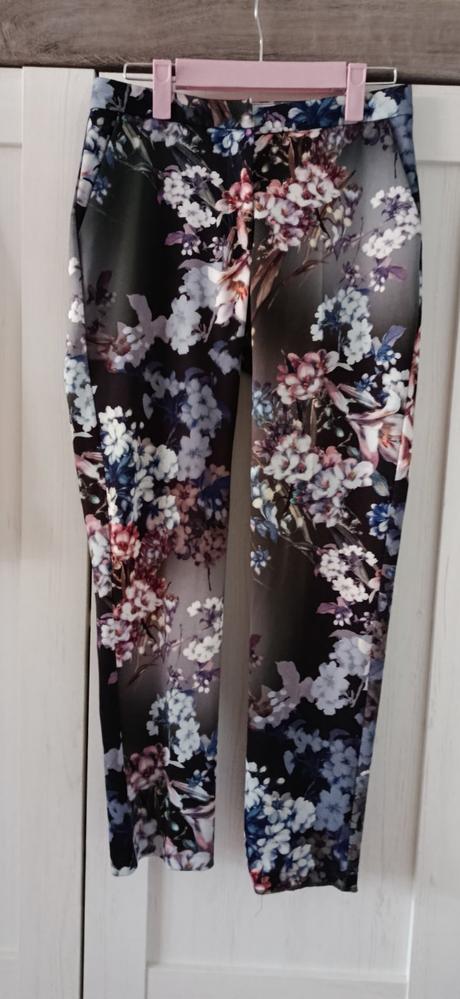 Květované kalhoty, topshop,36