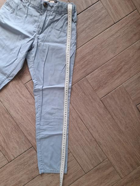 Slabé plátěné kalhoty zn. hm, vel. 134, h&m,134