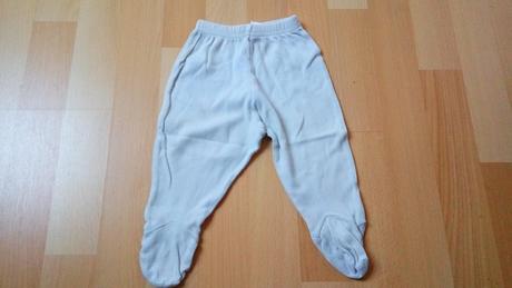 Tepláčky s capáčky - světlounce modré, vel. 68, c&a,68