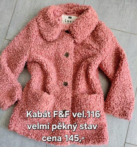 Kabát f&f vel.126, f&f,116