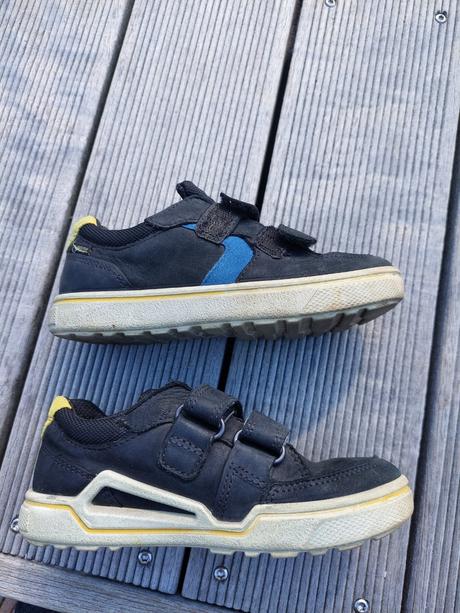 Kožené polobotky, kecky + bačkorky pejsek zdarma, ecco,28