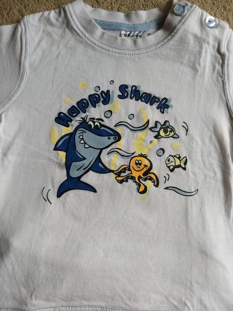 Letní komplet - tričko + kraťasy, okay,80