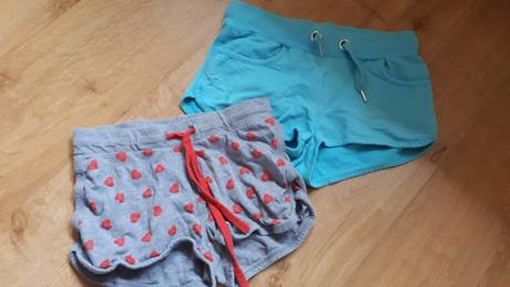 2x letní bavlněné kraťasy, šortky, lindex,134