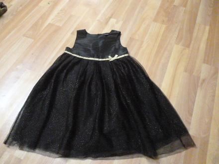 Tylové třpytivé šaty vel. 4 kiabi, 104