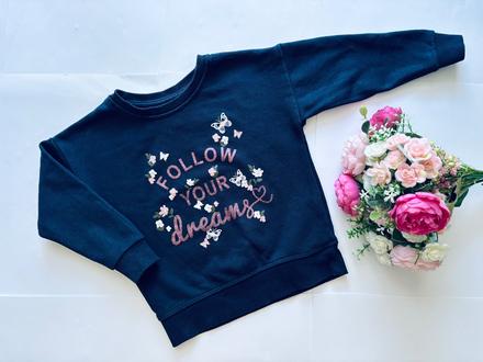 D79/ mikina modrá - v.3/4 roky, primark,104