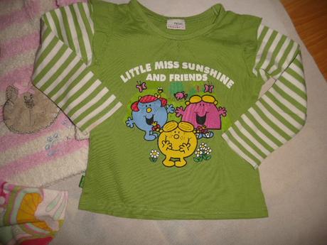 Mikina tričko šaty next 3ks vel 2/3 roky pejsek, 86–98