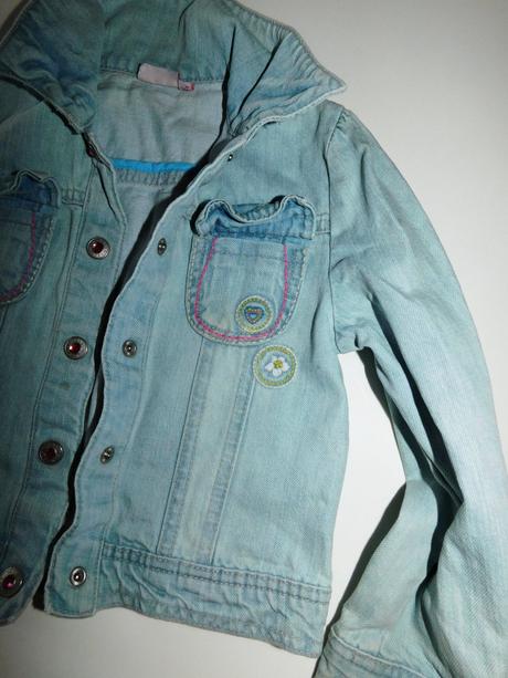 Dívčí džínová bundička, debenhams,116