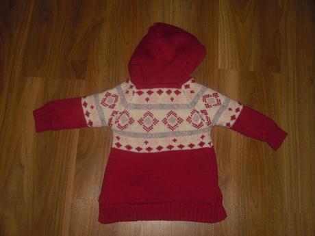 Vzorovaný svetřík s kapucí, young dimension,86