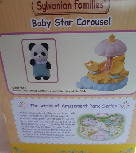 Sylvanian families carousel - kolotoč - 3 figurky, 