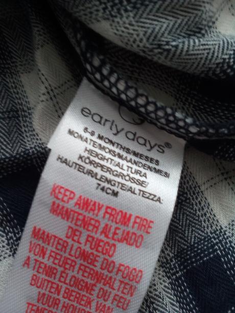 Košilové body zn.early days,vel.74, early days,74