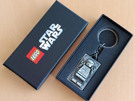 Lego star wars 5006363 han solo keychain, 