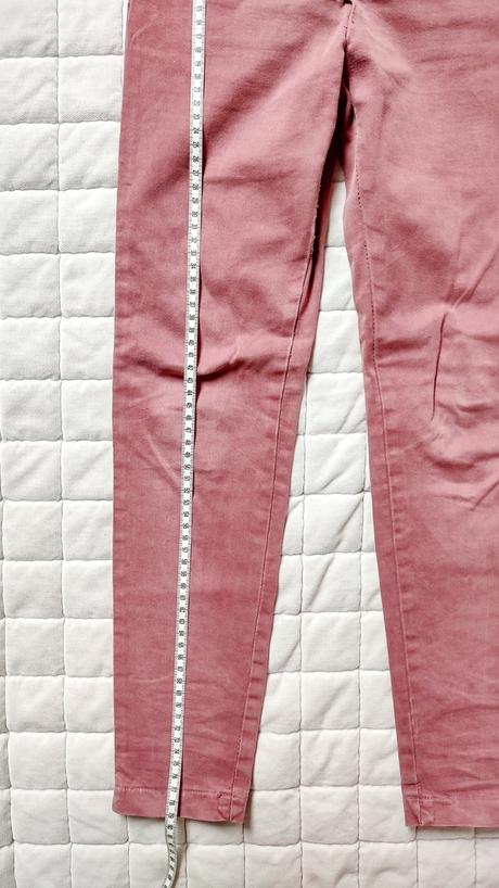 Tmavě starorůžové kalhoty, zara,140