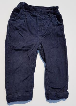 D190 chlapecké manšestrové kalhoty vel. 86-92, tu,86