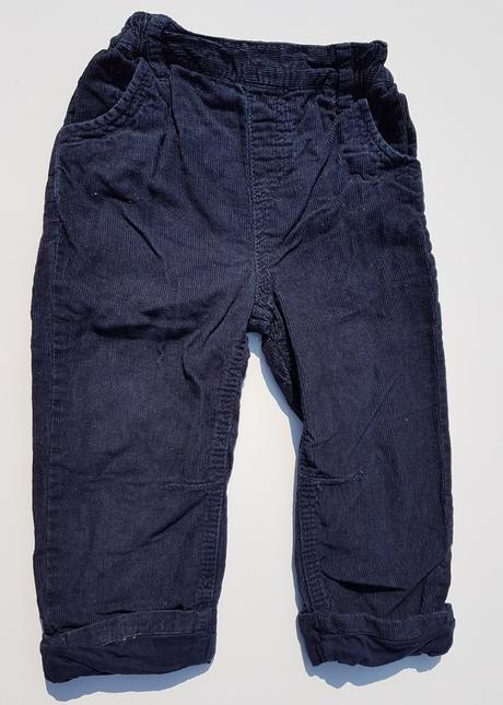 D190 chlapecké manšestrové kalhoty vel. 86-92, tu,86