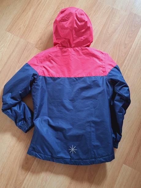 Bunda zimní zn.crivit červená - modrá, vel.134-140, crivit,134