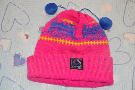 Zimní čepice s mašinkami, 122