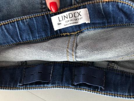 5let 116cm lindex elast džíny+bílé tílko unisex, lindex,116
