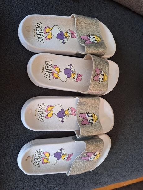 2x dívčí pantofle  značky disney, vel. 35, disney,35