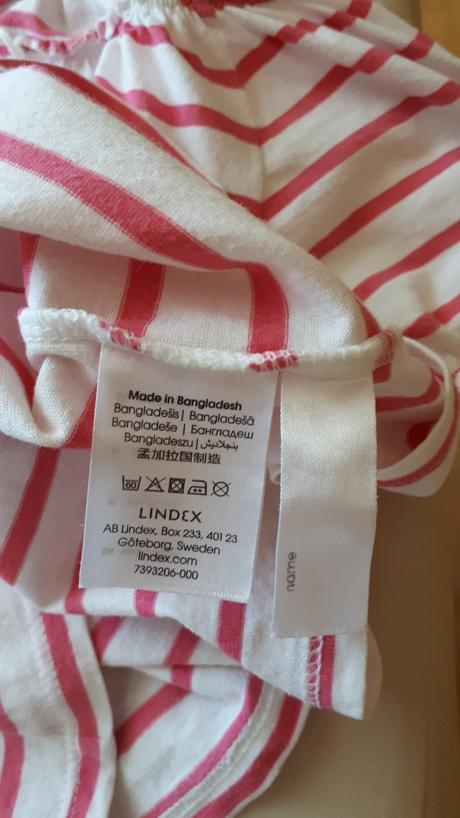 Triko lindex kupované nové pc 249 vel. 110-116, lindex,110