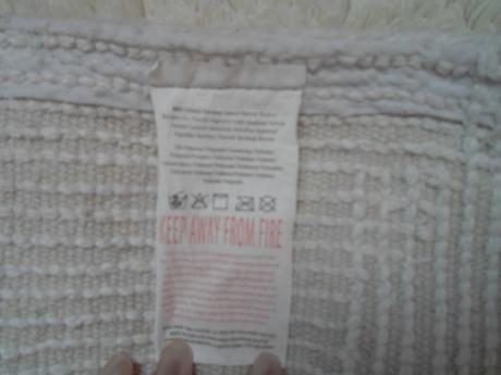 Bílá koupelnová předložka,