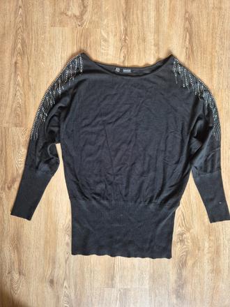 Dámský svetřík s kamínky body flirt vel. 40/42, l