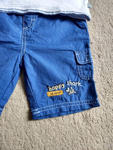 Letní komplet - tričko + kraťasy, okay,80