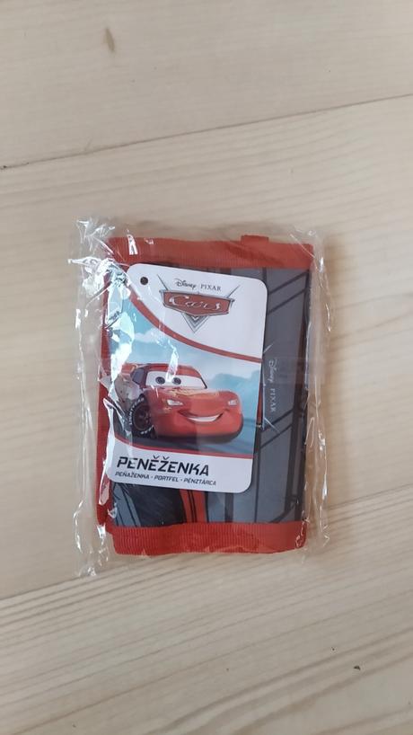 Peněženka cars, nová, disney