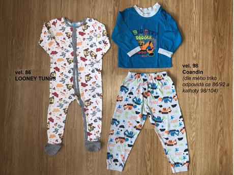 Sada oblečků pro chlapečka, 86–98