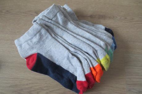 Ponožky nízké vel. 31-34 - sada 7 ks, h&m,31